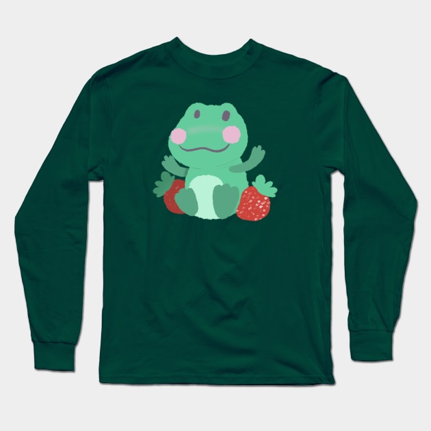 Froggie cutie Long Sleeve T-Shirt by AmyNewBlue